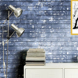 North Wall Noordwand Wallpaper Friends Coffee Stones Blue