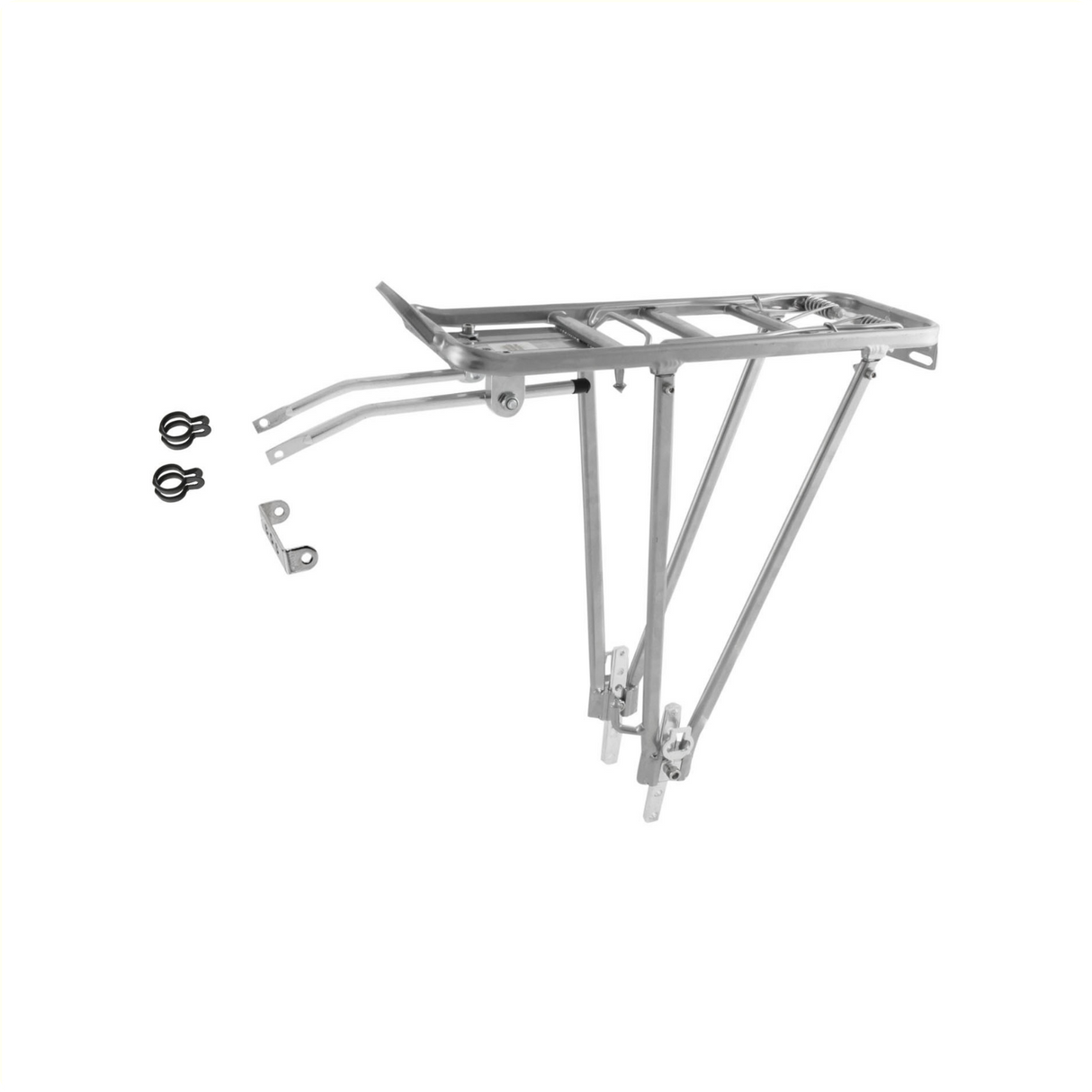 Ventura Buggage Rack Universal, Silver Aluminium 24 26 28 pouces (paquet suspendu)