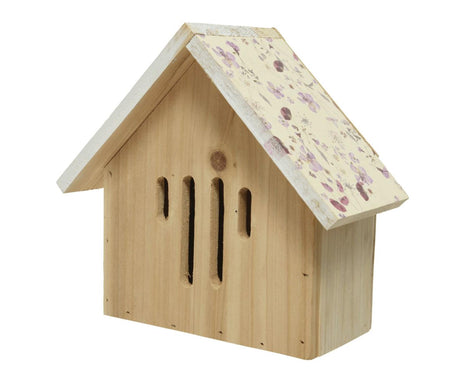 Decoris Insektenhaus Pinien hellrosa h20cm