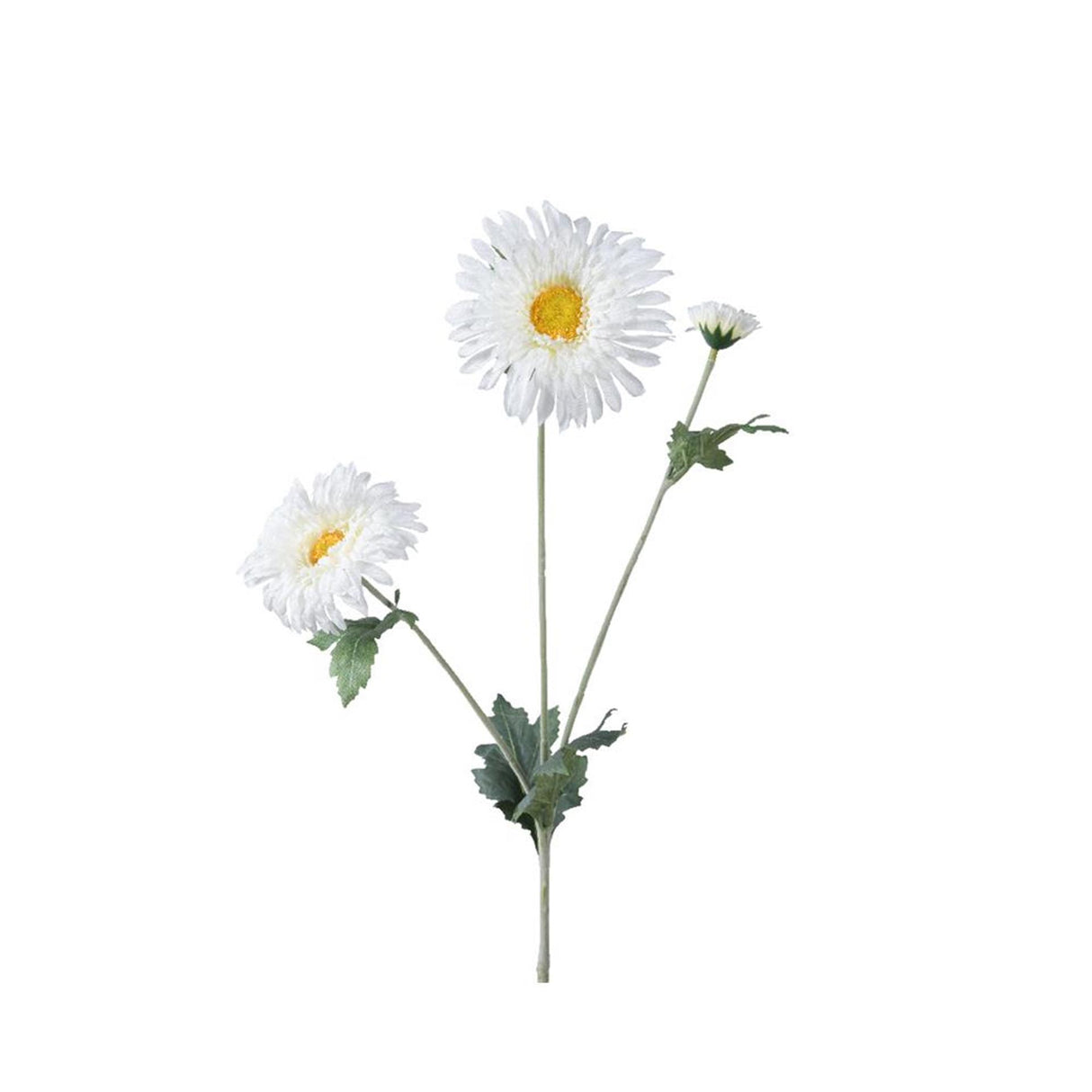 Decoris artificial flower daisy h68cm white
