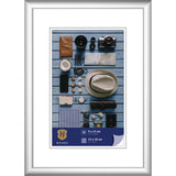 Henzo photo frame napoli frame 13x18cm photo 9x13cm silver plastic