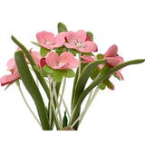 Decoris artificial plant in glass pot h16cm