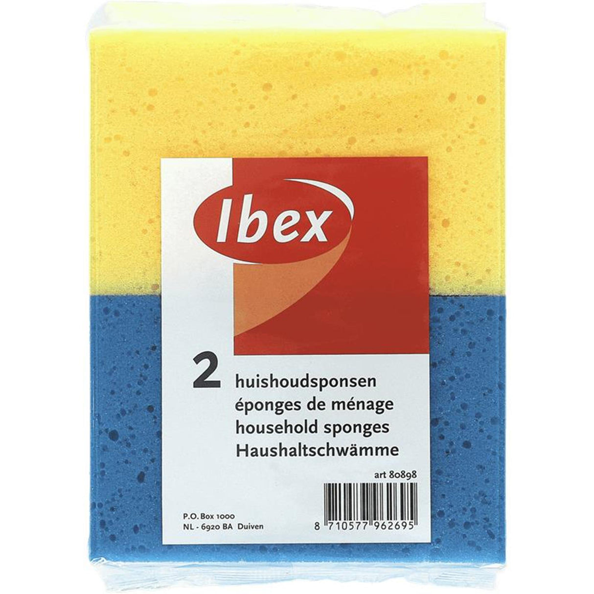 Ibex household sponge pack of 2