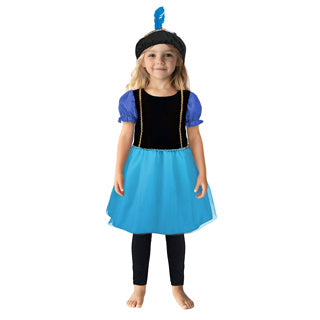 Andra märken Piet klänning 98-104 lila blå