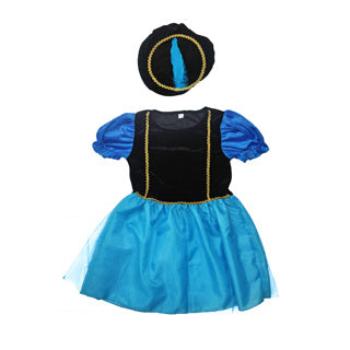 Outras marcas Pete vestido 110-116 roxo azul