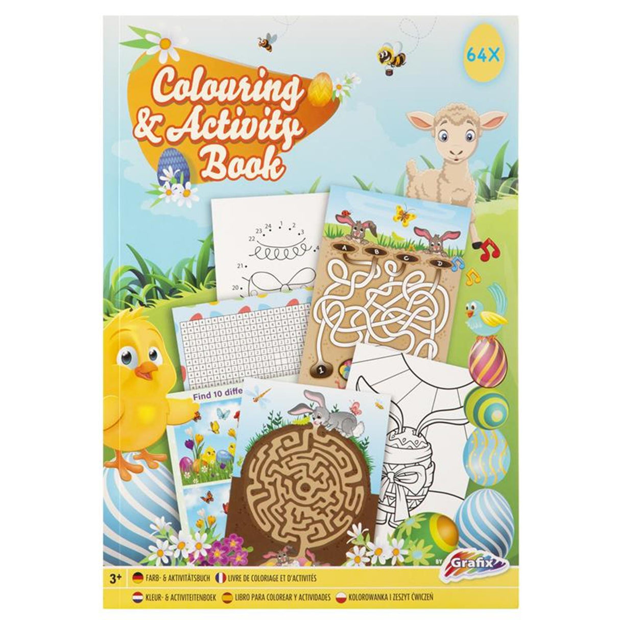 Grafix Easter Coloring and Activity Book