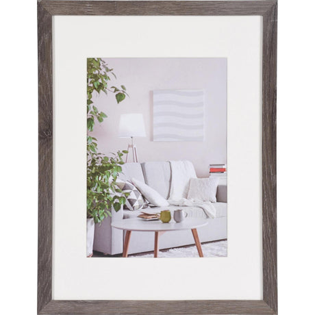 Moldura Henzo moderna 30x40cm cinza