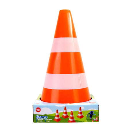 Traffic cones 4 pieces 13.5x13.5x24cm