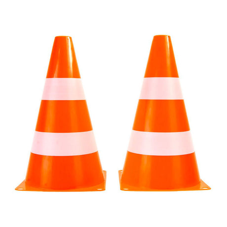 Traffic cones 4 pieces 13.5x13.5x24cm
