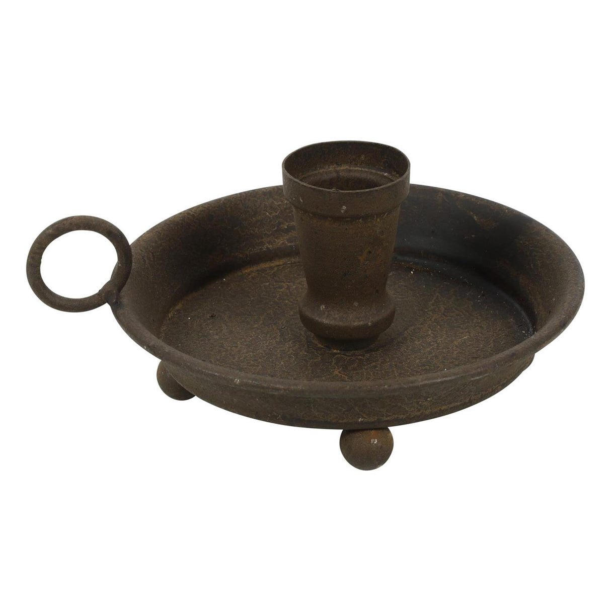 Countryfield candlestick keled rust 13x15x6.5cm