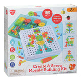 Playgo construction set mosaic - 180 pieces.