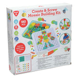 Playgo construction set mosaic - 180 pieces.