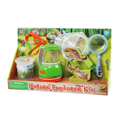 Ensemble de chercheurs sur la nature Playgo - 6 pcs. avec épuisette et loupe