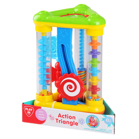 Playgo aktivity hračky trojuholník náučné motorické zručnosti.