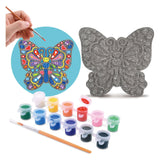 Playgo Paint Your Own Cement Butterfly - 14pc.