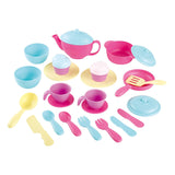 Play tea set and cooking accessories, 24dlg.