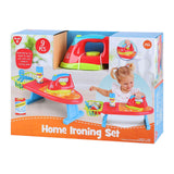 Play iron with ironing board play set, 9dlg.