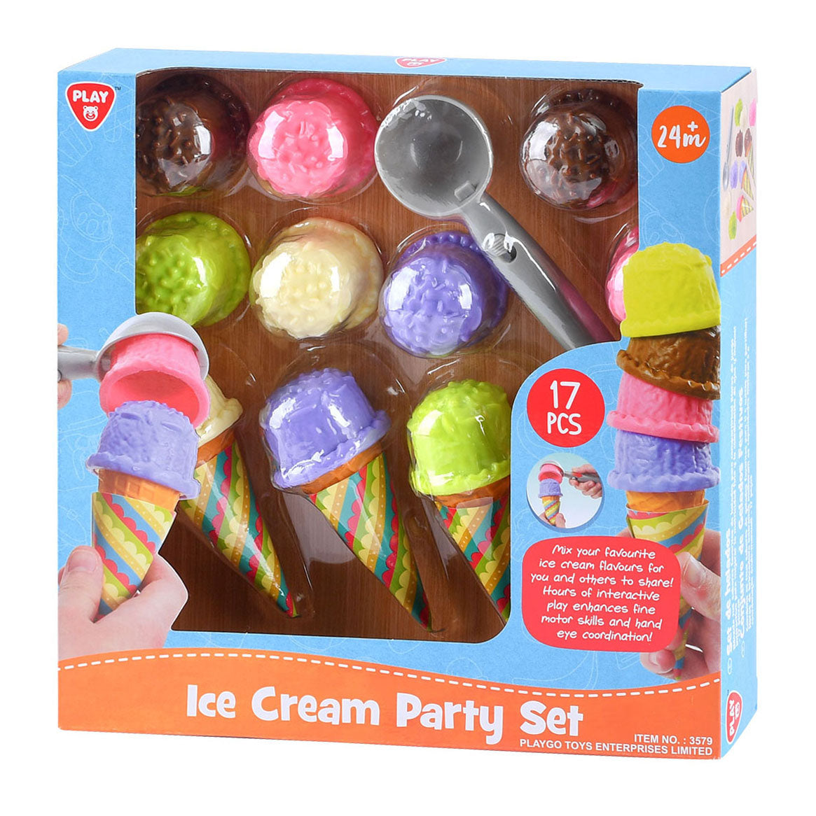 Gioca ai gelati make Play set, 17dlg.