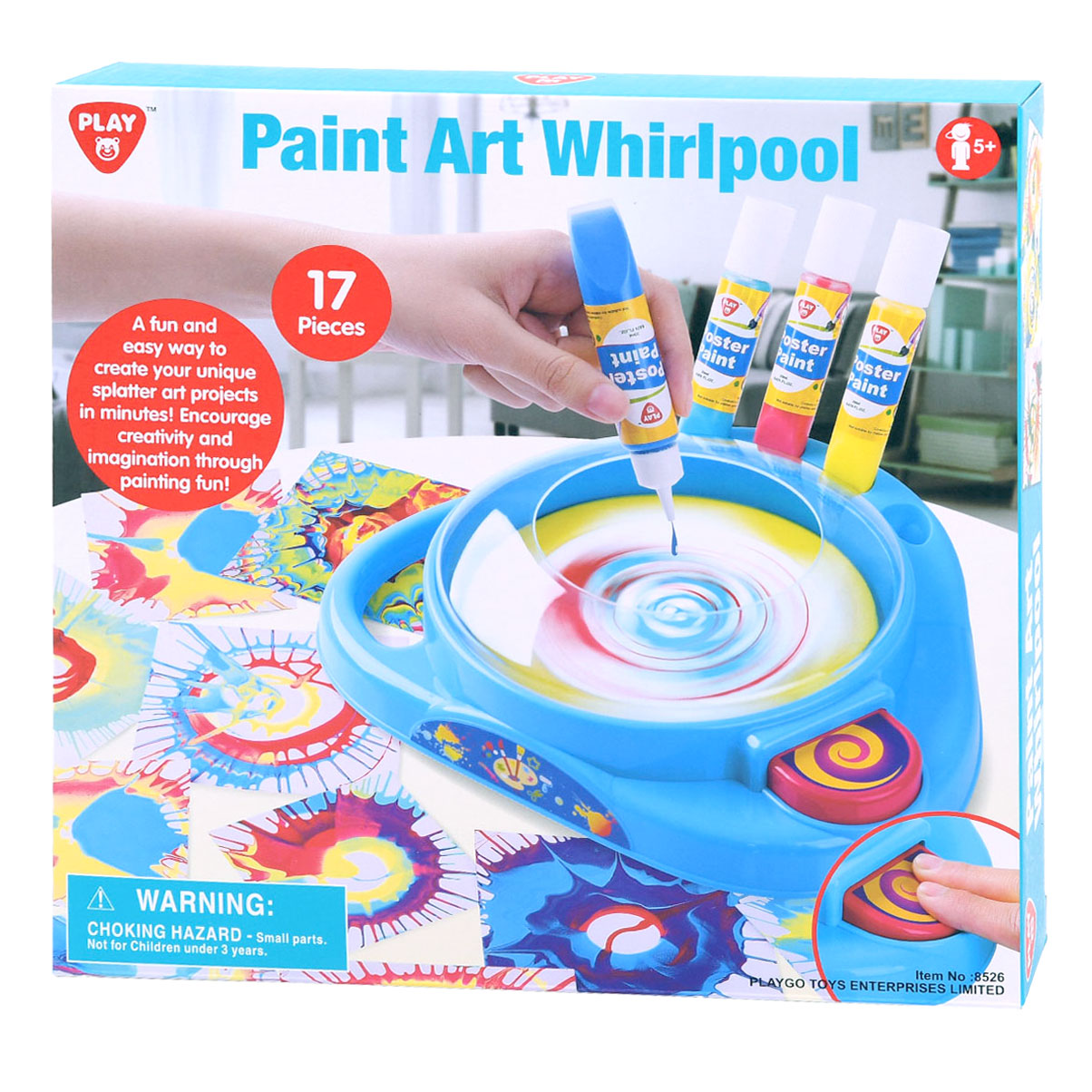 Spela Paint Art Turning Clock Paint Set, 17dlg.