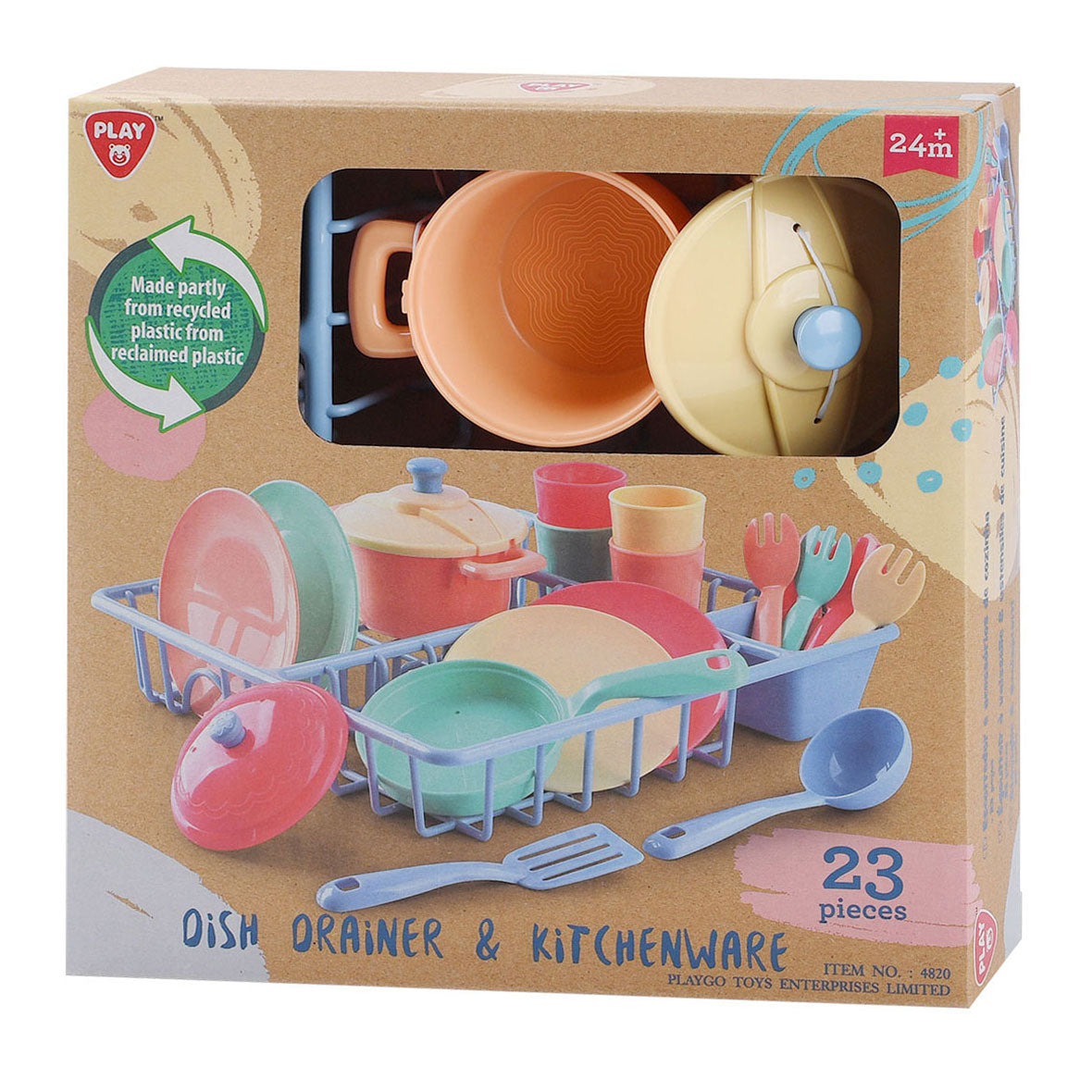 Play Washrek with kitchen accessories, 23dlg