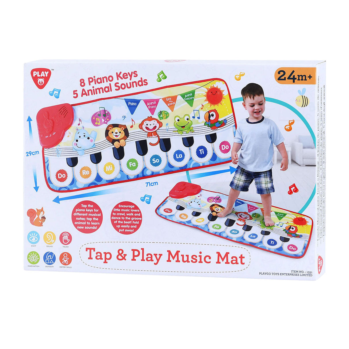 Play piano music mat, 71cm