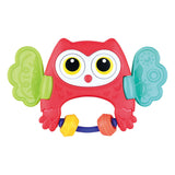 Juega Peekaboo Owl Rattle Red