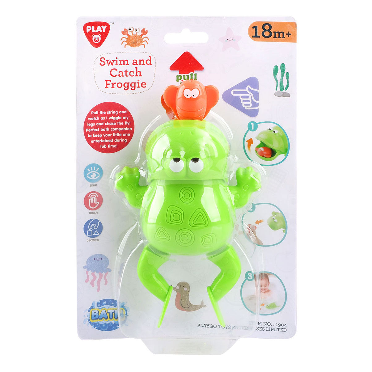 Juega a Bath Toy Catch and Swim Frog, 2dlg.