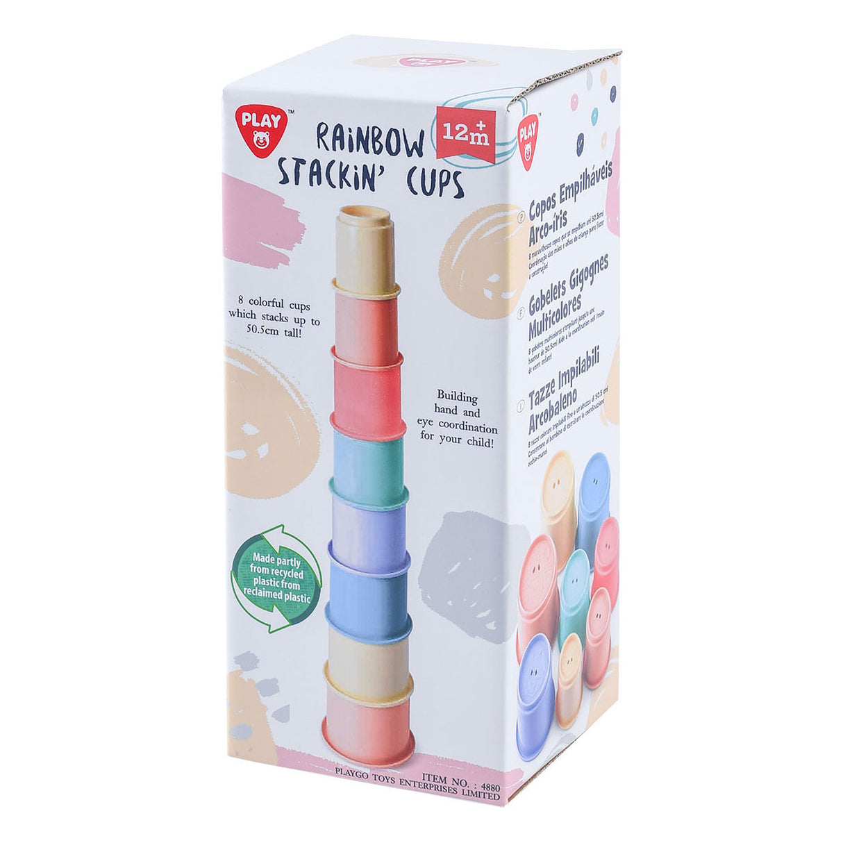 Spill Stacking Blocks Rainbow, 8dlg.