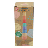 Playgo stacking blocks rainbow - 8 pieces.