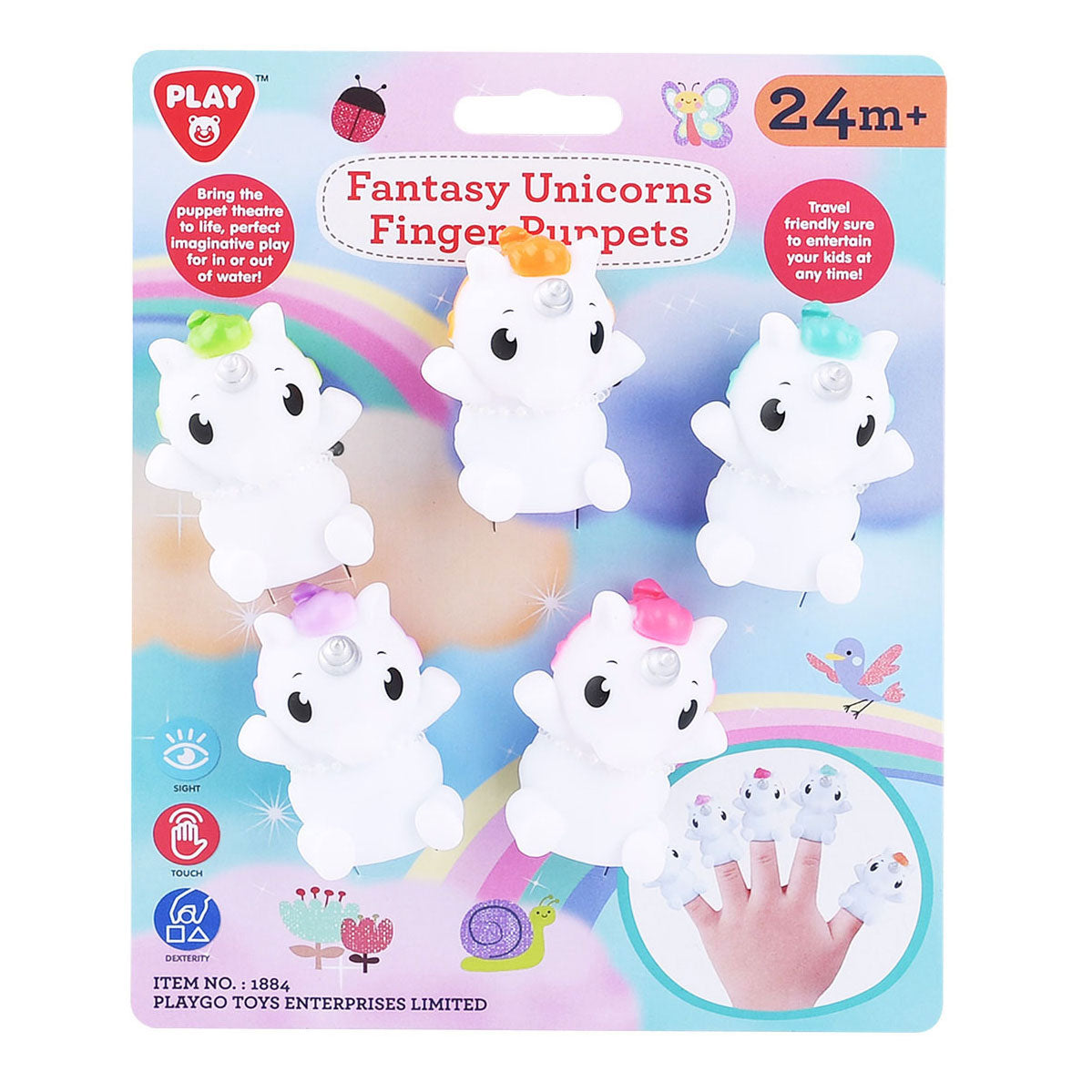 Spil Finger Puppets Unicorn, 5 ..