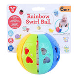 Playgo rainbow whirl ball with rattle sound