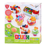 Playgo Cupcake Lehm Set - 4 Lehmdëppen