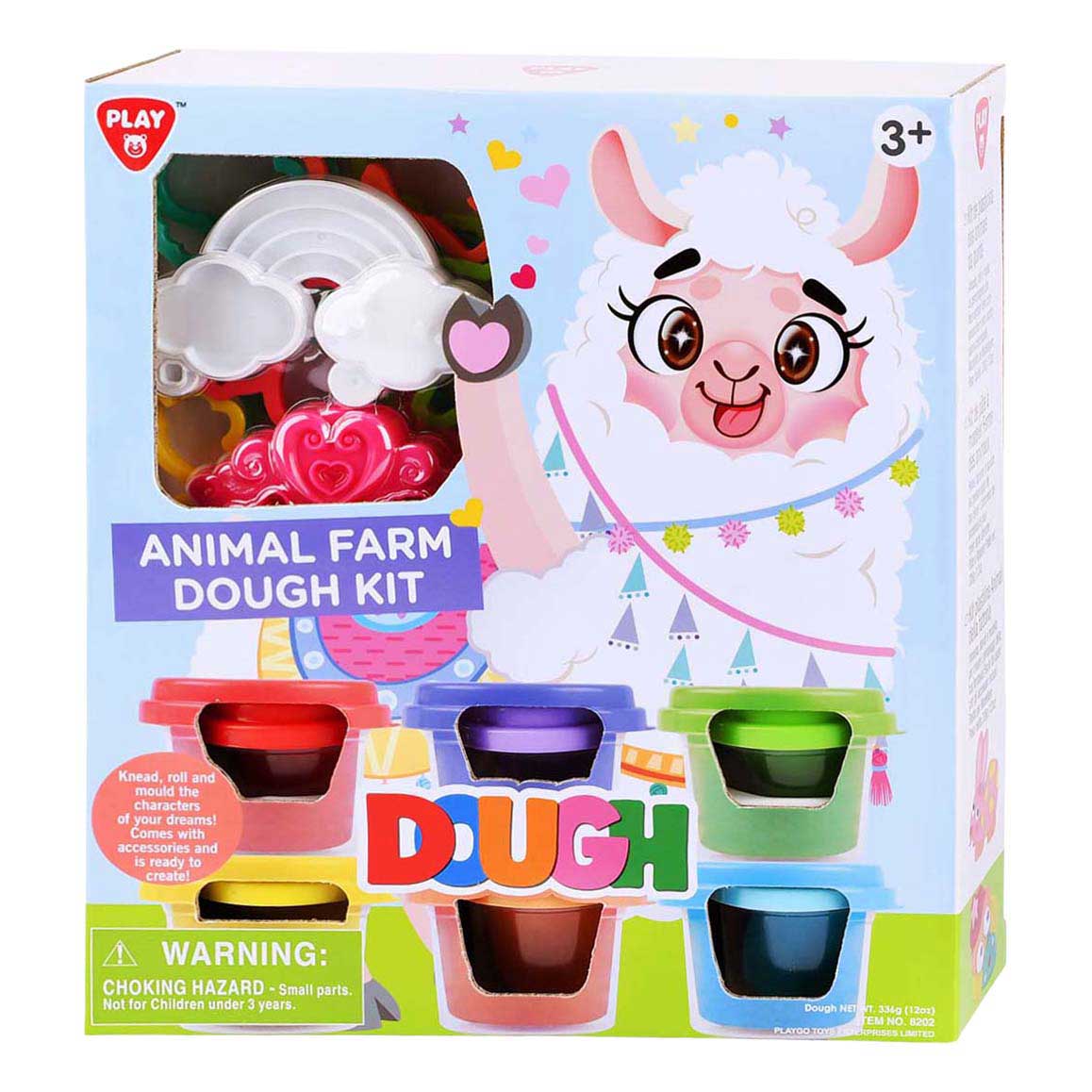 Playgo farm animal clay set - 6 clay pots