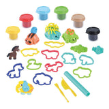 Playgo animal island clay set - 6 clay pots