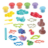 Spill Dino Party Clay Set, 6 Lehmdëppen
