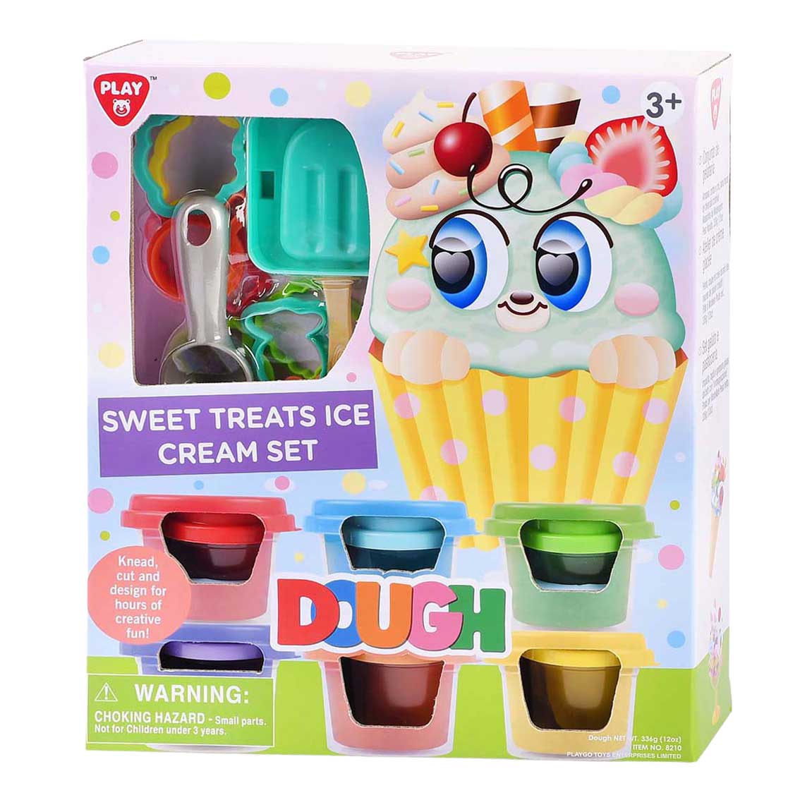 Playgo sweets ice cream clay set - 6 clay pots