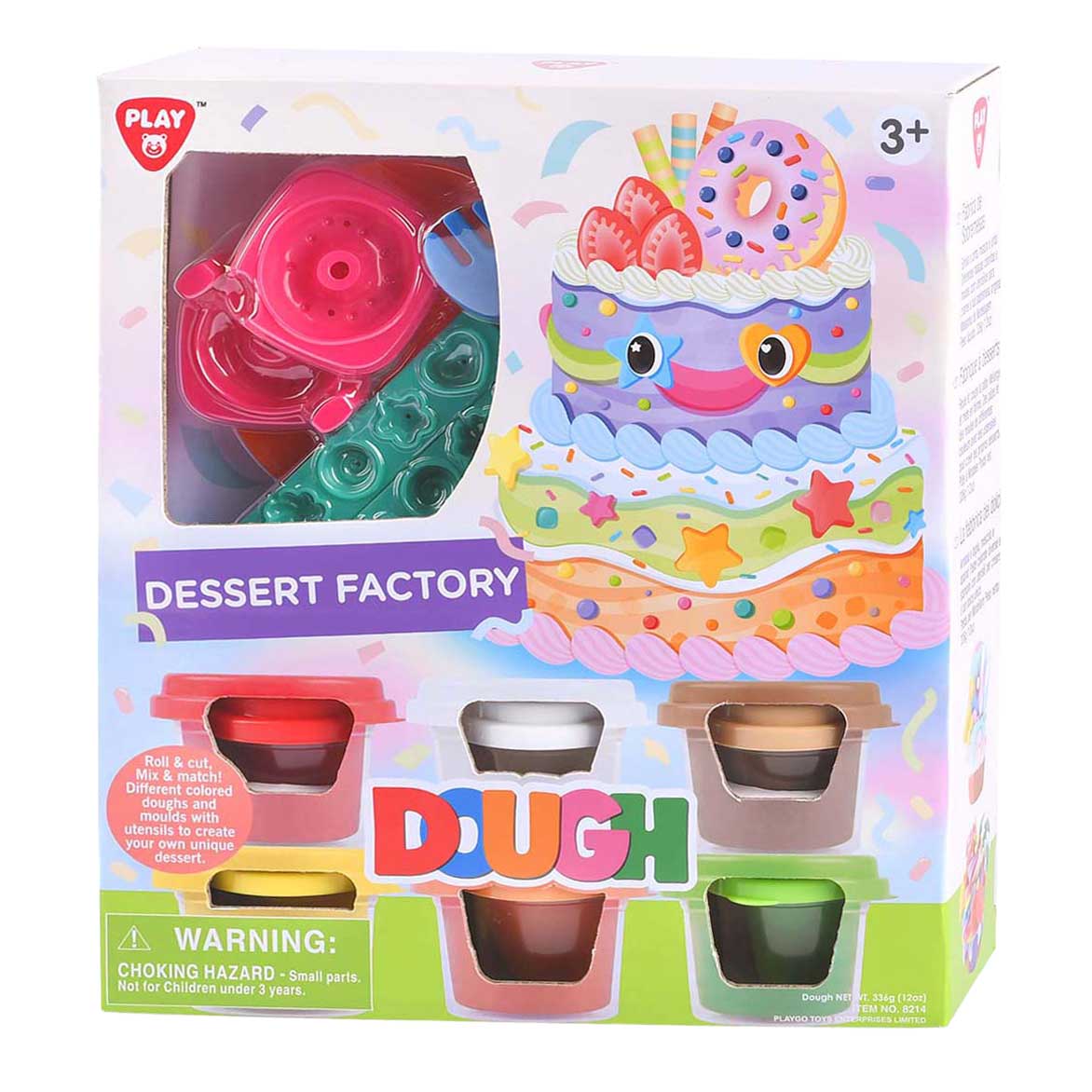 Playgo desszert agyagkészlet - 6 agyagedény