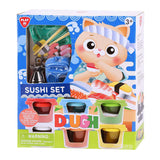 Playgo sushi clay set - 6 clay pots
