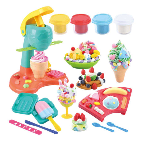 Playgo délicieux ensemble d'argile à glace - 4 pots en argile