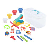 Playgo Workshop Koffer Lehm Set - 4 Lehmdëppen