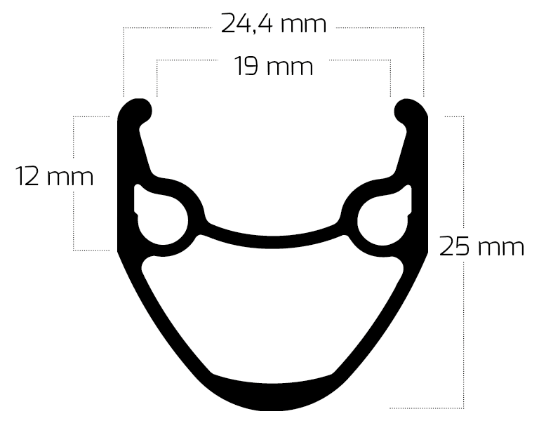 Ryde Rim X-Plorer R 28 622 x 19c Aluminium 36 Hul 14g sølv