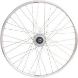 Roue arrière 28 Nexus 8 moyeu de brake à rouleaux avec jante argentée et rayons en acier inoxydable