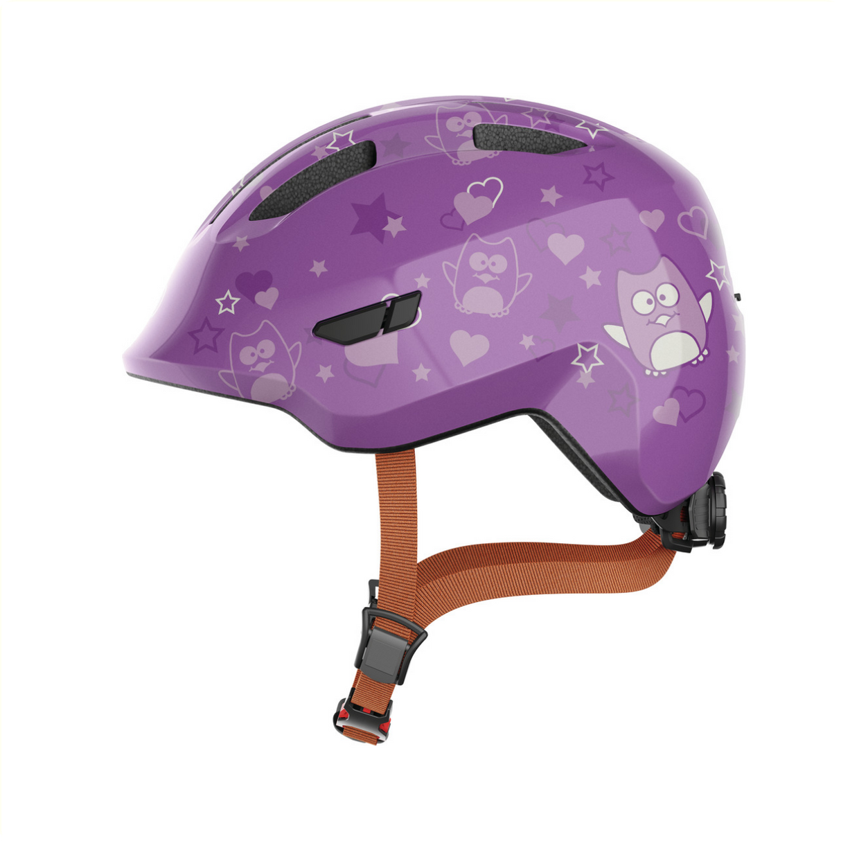 ABUS Helm Kind Smiley 3.0 Lila Prinzessin S (45-50 cm)