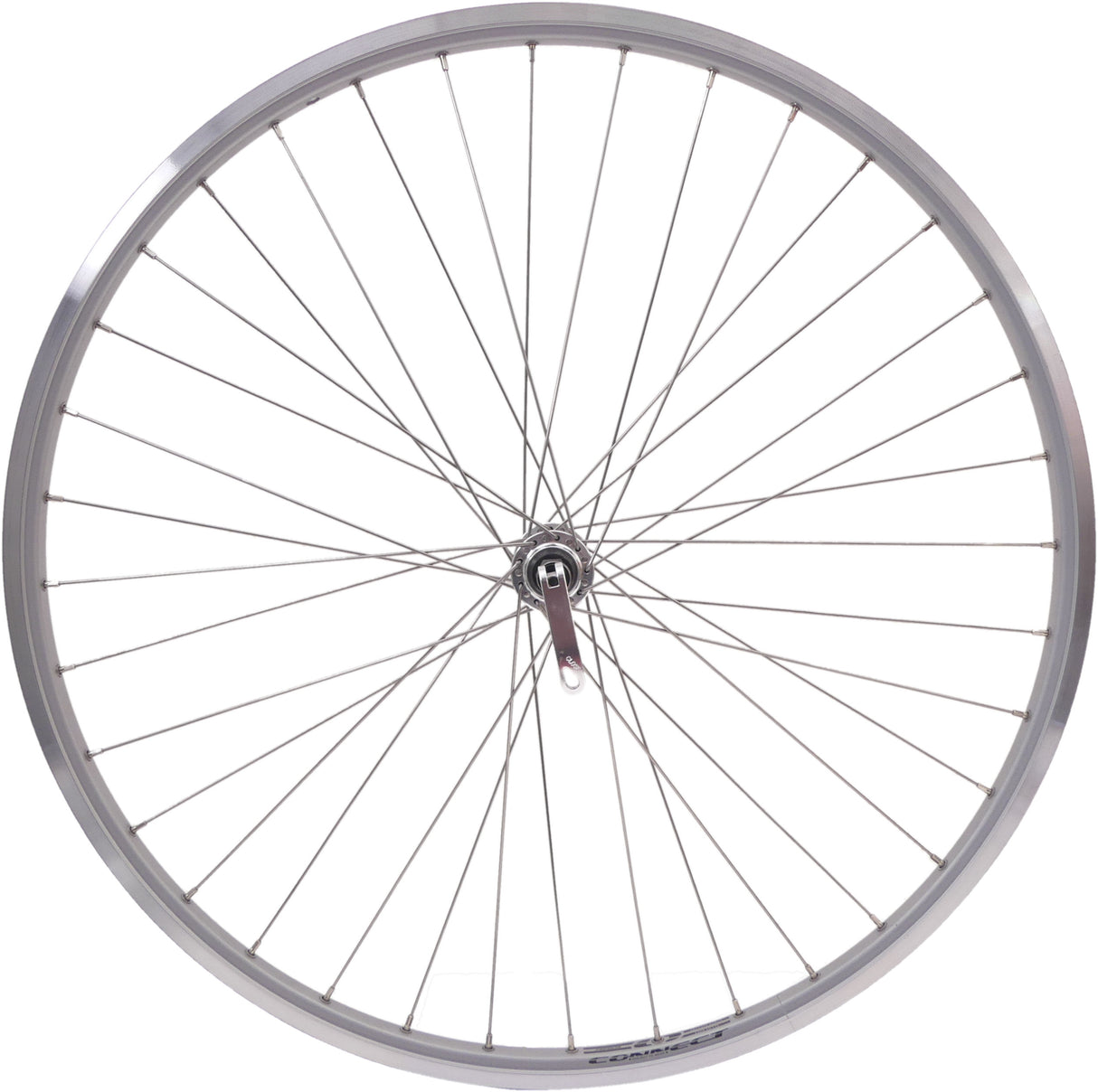 Rodi front wheel Connect 28 622*19 with quick -tensioner and stainless steel spokes silver