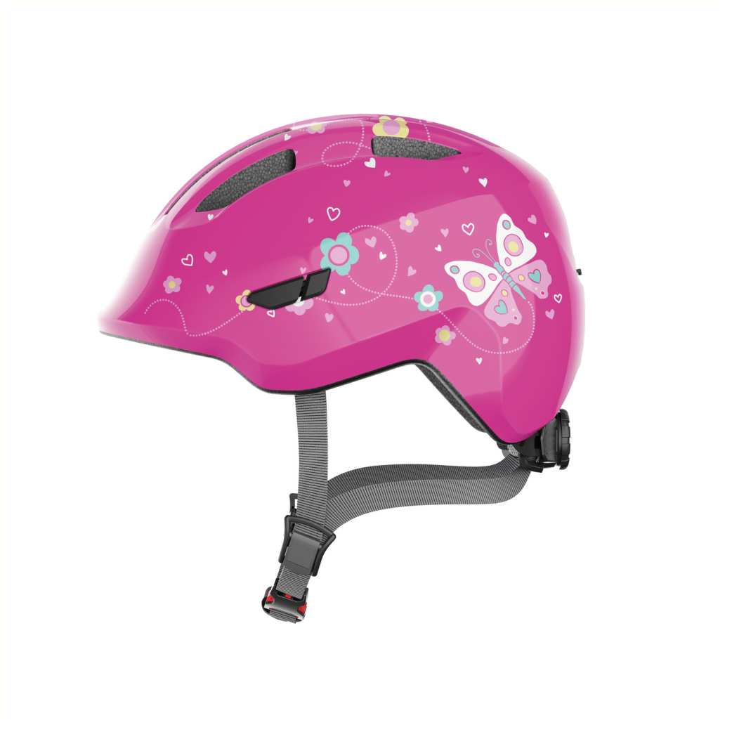 ABUS Helm Kind Smiley 3.0 Rose Butterfly S (45-50 cm)