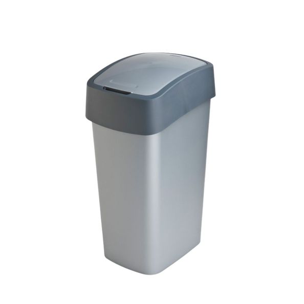 Curver waste bin 50 liters flat anthracite