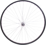 Front wheel 28 622*21c aluminum hub and rim black