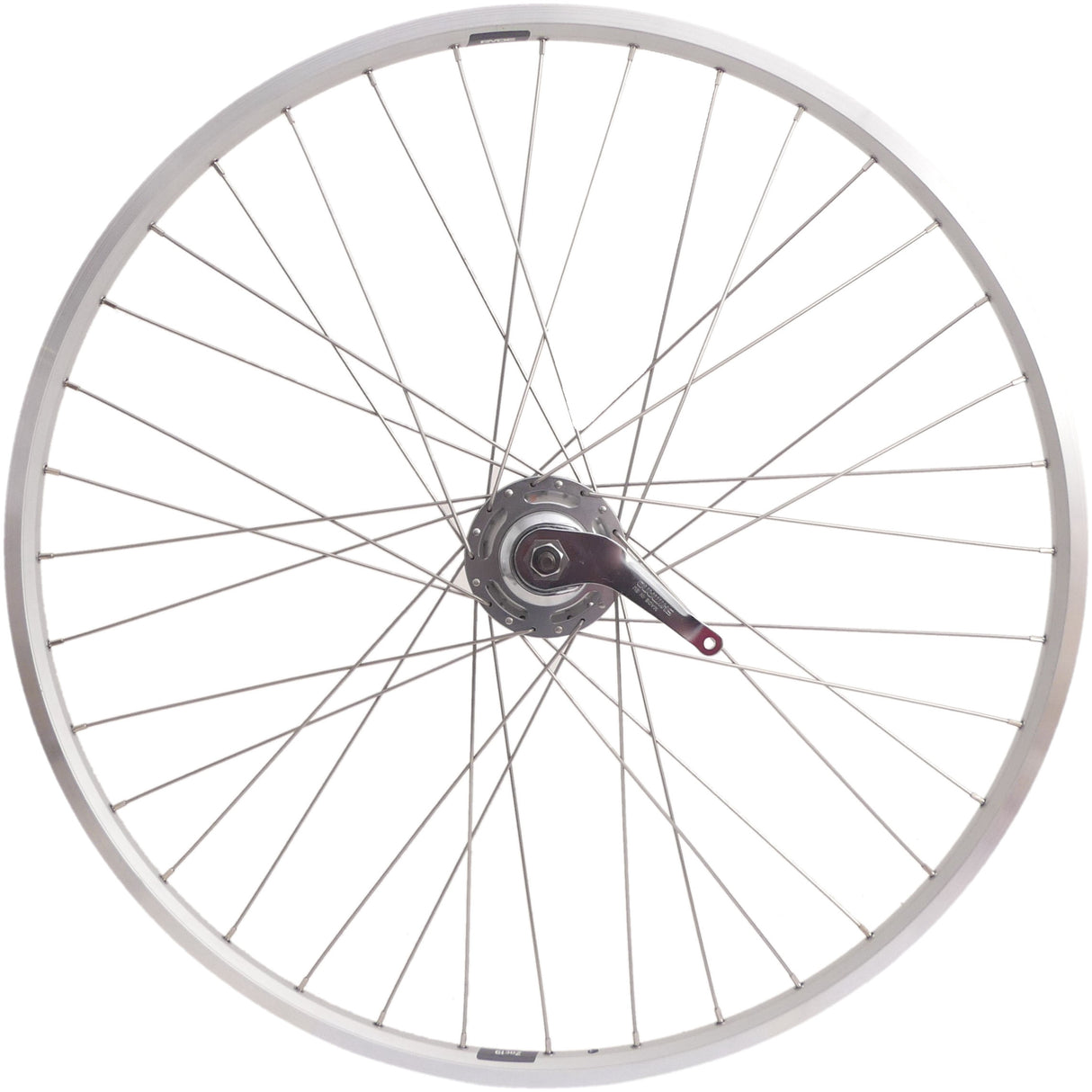 Roue arrière Shimano 28 622 x 19C RIM ZAC19 avec Nexus 7 Frein Silver Silver