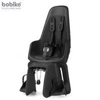 Asiento infantil de Bobike detrás de una confirmación de transportista maxi negro