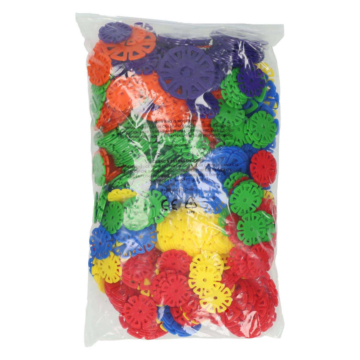 Construction discs - 640 pieces in two sizes